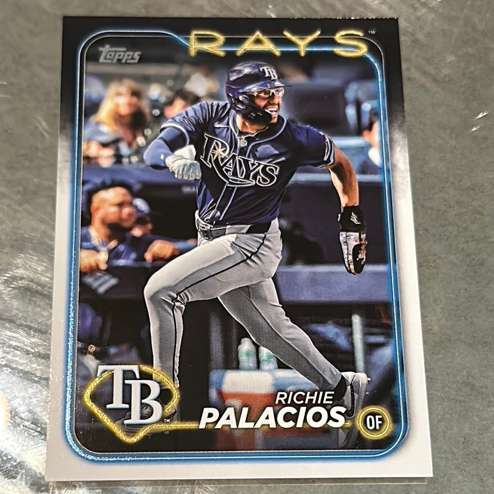 Topps Richie Palacios Card in Blue and Gray